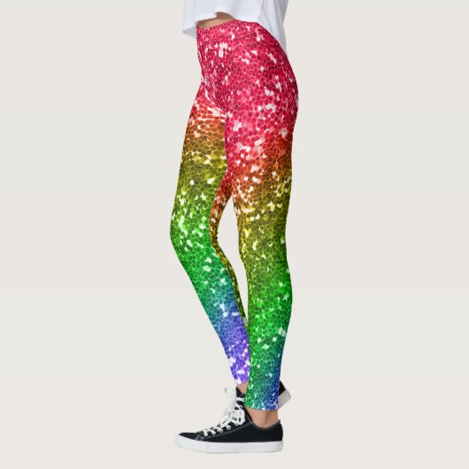 Imitate Rainbow Glitzer Festival Moon and Stars Leggings (Links)