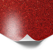 Imitate Red Burgundy Glitzer Background Sparkle Fotodruck (Ecke)