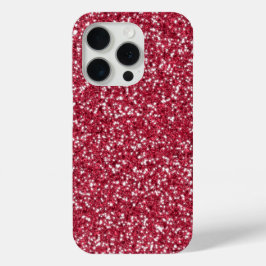 Imitate Red Glitzer Pattern Aussehen Case-Mate iPhone Hülle