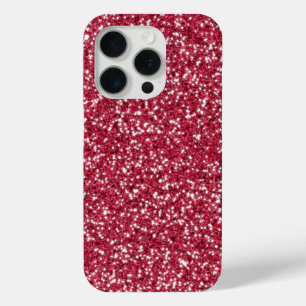 Imitate Red Glitzer Pattern Aussehen Case-Mate iPhone Hülle