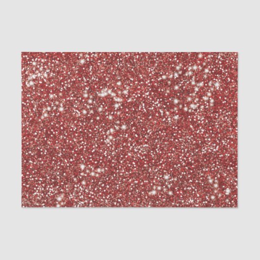 Imitate Red Glitzer Texture Look-like Design Seidenpapier (Vorderseite)