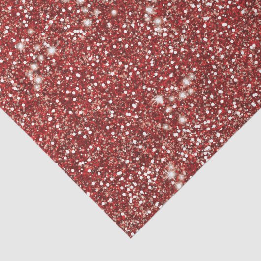 Imitate Red Glitzer Texture Look-like Design Seidenpapier (Ausschnitt)