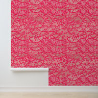 Imitate Red Lace Fishnet - benutzerdefinierte Farb