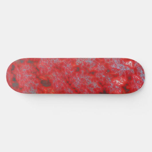 Imitate Red Marble Skateboard (Horizontal)