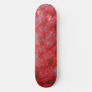 Imitate Red Marble Skateboard