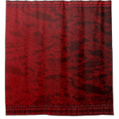 Imitate Red Velvet Duschvorhang (Vorderseite)