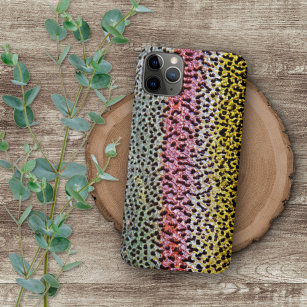Imitate Regenbogenforelle Scale Textur Muster auss iPhone 11Pro Max Hülle