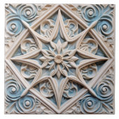 Imitate Relief Floral marokkanischen Tile Wohngest Fliese (Vorderseite)