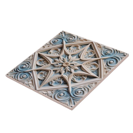 Imitate Relief Floral marokkanischen Tile Wohngest Fliese (Seite)