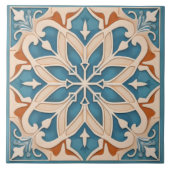 Imitate Relief Floral marokkanischen Tile Wohngest Fliese (Vorderseite)