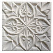 Imitate Relief Floral marokkanischen Tile Wohngest Fliese (Vorderseite)