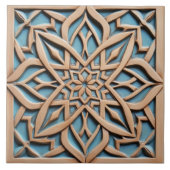 Imitate Relief Floral marokkanischen Tile Wohngest Fliese (Vorderseite)