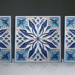 Imitate Relief Floral marokkanischen Tile Wohngest Fliese