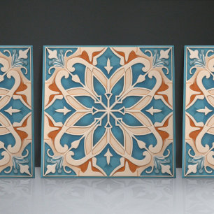 Imitate Relief Floral marokkanischen Tile Wohngest Fliese
