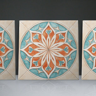 Imitate Relief Floral marokkanischen Tile Wohngest Fliese