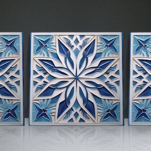 Imitate Relief Floral marokkanischen Tile Wohngest Fliese