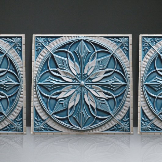 Imitate Relief Floral marokkanischen Tile Wohngest Fliese