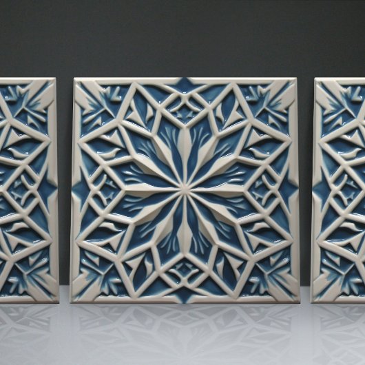 Imitate Relief Floral marokkanischen Tile Wohngest Fliese