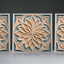 Imitate Relief Floral marokkanischen Tile Wohngest