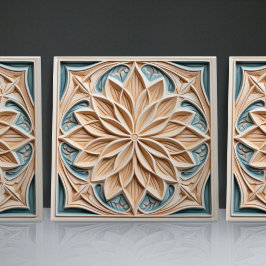 Imitate Relief Floral marokkanischen Tile Wohngest Fliese
