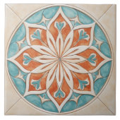 Imitate Relief Floral marokkanischen Tile Wohngest Fliese (Vorderseite)