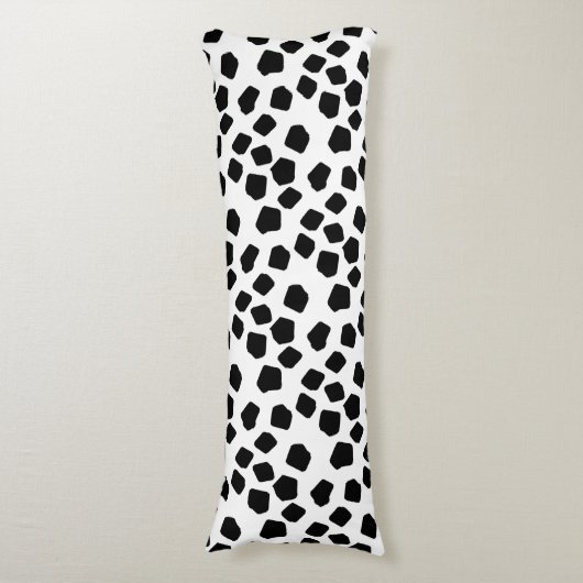 Imitate Rocks Schwarz und Weiß Seitenschläferkissen (Vorderseite Vertikal)