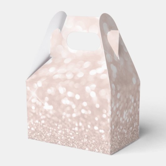 Imitate rosa Glitzer Bestätigungsbox Geschenkschachtel (Rückseite)