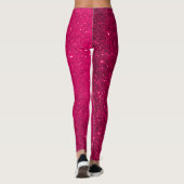 Imitate Rosa Glitzer Leggings (Rückseite)