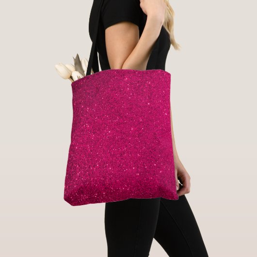 Imitate Rosa Glitzer Tasche (Von Nahem)