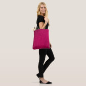 Imitate Rosa Glitzer Tasche (Am Model)