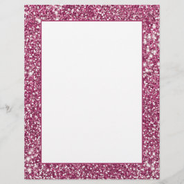 Imitate Rosa Glitzer Textur Look like Graphic Briefbogen