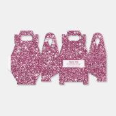 Imitate Rosa Glitzer Textur mit benutzerdefinierte Geschenkschachtel (Ungefaltet)