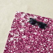 Imitate Rosa Glitzer Textur mit Individuelle Name Strandtuch (Beispiel)