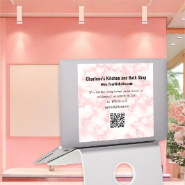 Imitate Rosa Marmor Aufkleber