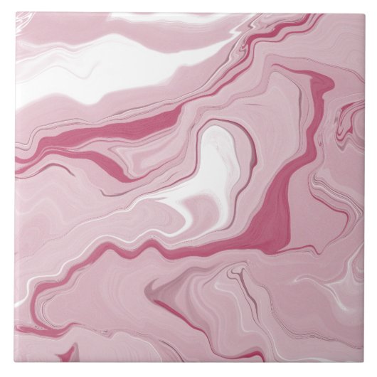 Imitate Rosa Marmor Texturierte Keramik Tile Fliese (Vorderseite)