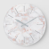 Imitate Rosa Marmorstein Große Wanduhr (Vorderseite)