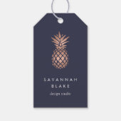 Imitate Rose Ananas Geschenkanhänger (Vorderseite)