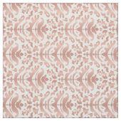 Imitate Rose Gold Damask Muster Stoff (Muster)