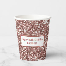 Imitate Rose Gold Glitzer Textur Look & Custom Tex