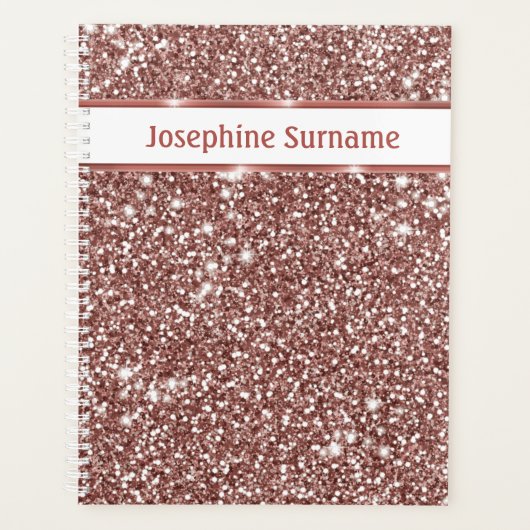 Imitate Rose Gold Glitzer Textur Look & Custom Tex Planer (Vorderseite)