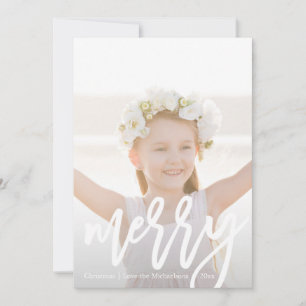 Imitate Rose Gold Leopard Print Foto Holiday Feiertagskarte