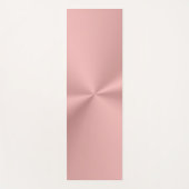 Imitate Rose Gold mit glänzender Wirkung Yogamatte (Vorderseite)
