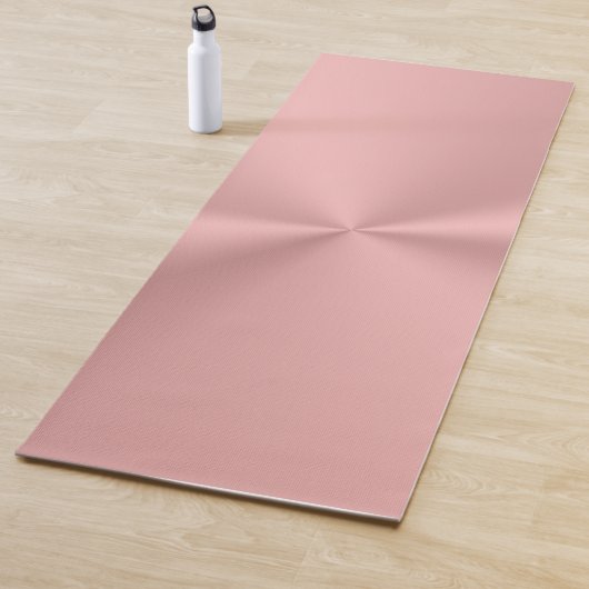 Imitate Rose Gold mit glänzender Wirkung Yogamatte (Beispiel)