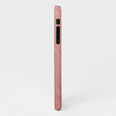Imitate Rose Gold Nugget Foil Extravaganter Name iPhone Hülle (Linke Seite)