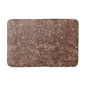 Imitate Rose Gold Sparkone Glitzer Bath Mat Badematte (Vorderseite)