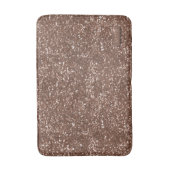 Imitate Rose Gold Sparkone Glitzer Bath Mat Badematte (Vorderseite Vertikal)