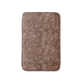 Imitate Rose Gold Sparkone Glitzer Bath Mat Badematte (Vorderseite Vertikal)