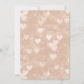 Imitate Rose Gold und Black Birthday Party Einladung (Rückseite)