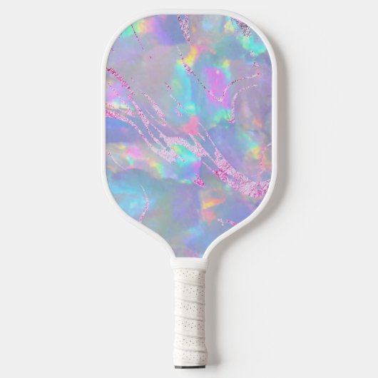Imitate Rose Goldfolieneffekt auf optisches Foto Pickleball Schläger (Vorderseite)