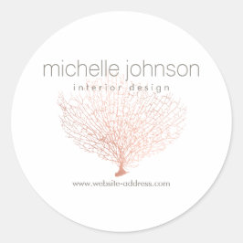 Imitate Rose Goldmedaille Runder Aufkleber